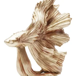 KARE Design Deko & Geschenkartikel-Deko Objekt Betta Fish Gold Klein