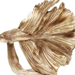 KARE Design Deko & Geschenkartikel-Deko Objekt Betta Fish Gold Klein