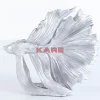 KARE Design Deko & Geschenkartikel-Deko Objekt Betta Fish Silber Klein