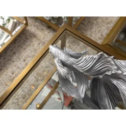 KARE Design Deko & Geschenkartikel-Deko Objekt Betta Fish Silber Klein