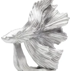 KARE Design Deko & Geschenkartikel-Deko Objekt Betta Fish Silber Klein