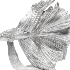 KARE Design Deko & Geschenkartikel-Deko Objekt Betta Fish Silber Klein