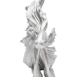 KARE Design Deko & Geschenkartikel-Deko Objekt Betta Fish Silber Klein