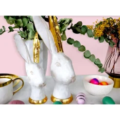 KARE Design Deko & Geschenkartikel-Deko Objekt Bunny Gold 30Cm