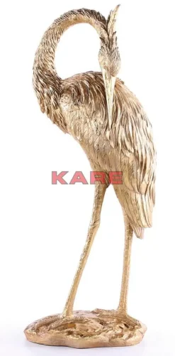 KARE Design Deko & Geschenkartikel-Deko Objekt Crane Gold