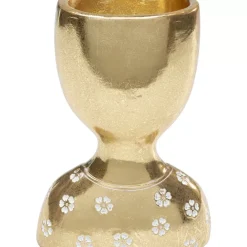 KARE Design Deko & Geschenkartikel-Deko Objekt Daisy Head Gold 19Cm