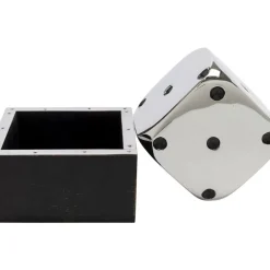 KARE Design Sonstiges & Zubehör Accessoires-Deko Objekt Dice Silber 10X10Cm