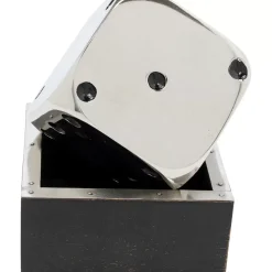 KARE Design Sonstiges & Zubehör Accessoires-Deko Objekt Dice Silber 10X10Cm