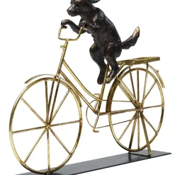 KARE Design Deko & Geschenkartikel-Deko Objekt Dog With Bicycle