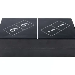 KARE Design Sonstiges & Zubehör Accessoires-Deko Objekt Domino Schwarz 24X7Cm