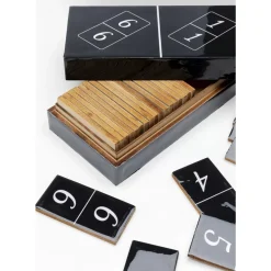 KARE Design Sonstiges & Zubehör Accessoires-Deko Objekt Domino Schwarz 24X7Cm