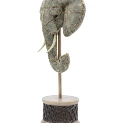 KARE Design Deko & Geschenkartikel-Deko Objekt Elephant Head Pearls 49Cm
