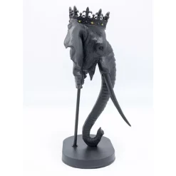 KARE Design Deko & Geschenkartikel-Deko Objekt Elephant Royal Schwarz 57Cm