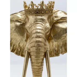 KARE Design Deko & Geschenkartikel-Deko Objekt Elephant Royal Gold 57Cm