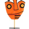KARE Design Deko & Geschenkartikel-Deko Objekt Face Orange 50Cm