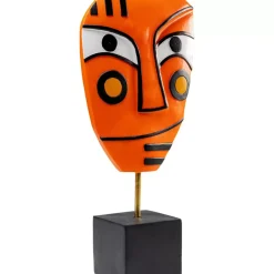 KARE Design Deko & Geschenkartikel-Deko Objekt Face Orange 50Cm