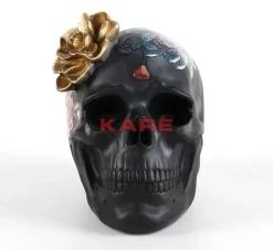 KARE Design Deko & Geschenkartikel-Deko Objekt Flower Skull 22Cm