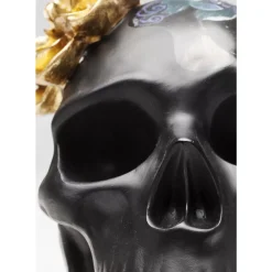 KARE Design Deko & Geschenkartikel-Deko Objekt Flower Skull 22Cm
