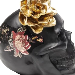 KARE Design Deko & Geschenkartikel-Deko Objekt Flower Skull 22Cm