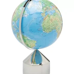 KARE Design Deko & Geschenkartikel-Deko Objekt Globe Top Natural 47Cm