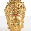 KARE Design Deko & Geschenkartikel-Deko Objekt Goddess Head Gold 39Cm