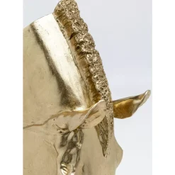 KARE Design Deko & Geschenkartikel-Deko Objekt Horse Face Gold 57Cm