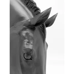 KARE Design Deko & Geschenkartikel-Deko Objekt Horse Face Schwarz 72Cm