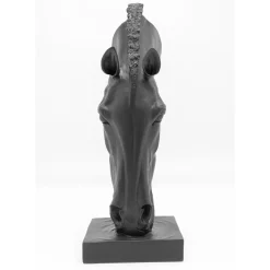 KARE Design Deko & Geschenkartikel-Deko Objekt Horse Face Schwarz 72Cm