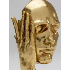 KARE Design Deko & Geschenkartikel-Deko Objekt In My Mind Gold 30Cm