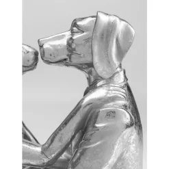 KARE Design Deko & Geschenkartikel-Deko Objekt Kissing Rabbit And Dog Silber