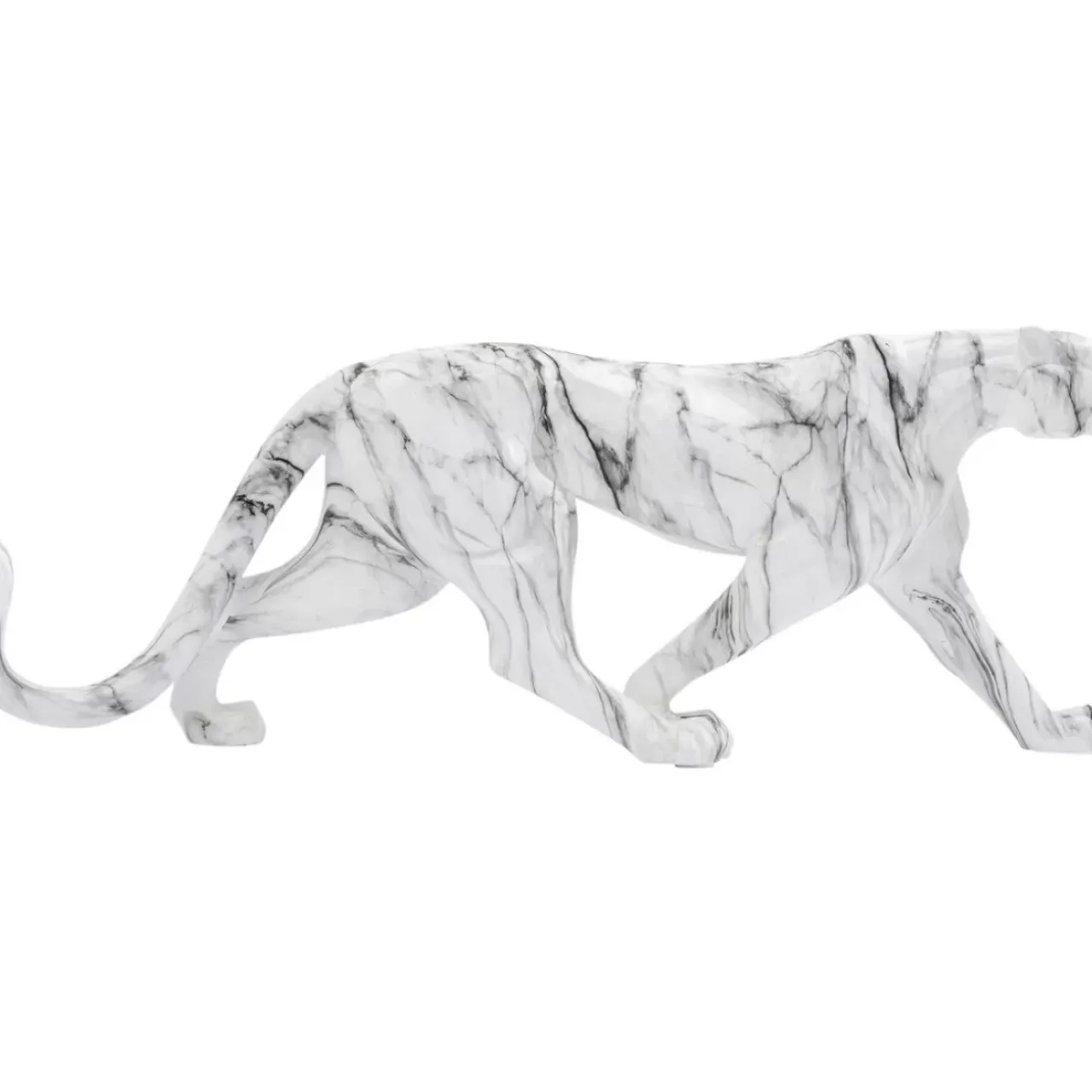 KARE Design Deko & Geschenkartikel-Deko Objekt Leopard Marble 95Cm