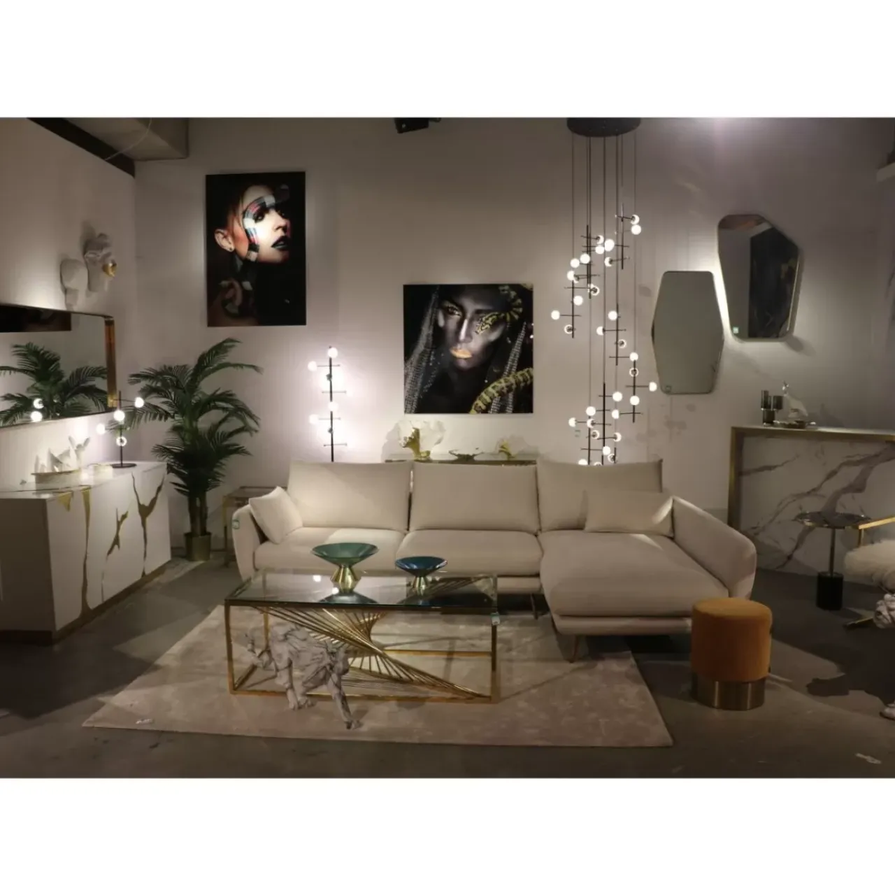 KARE Design Deko & Geschenkartikel-Deko Objekt Leopard Marble 95Cm