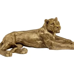 KARE Design Deko & Geschenkartikel-Deko Objekt Lion Gold 113Cm