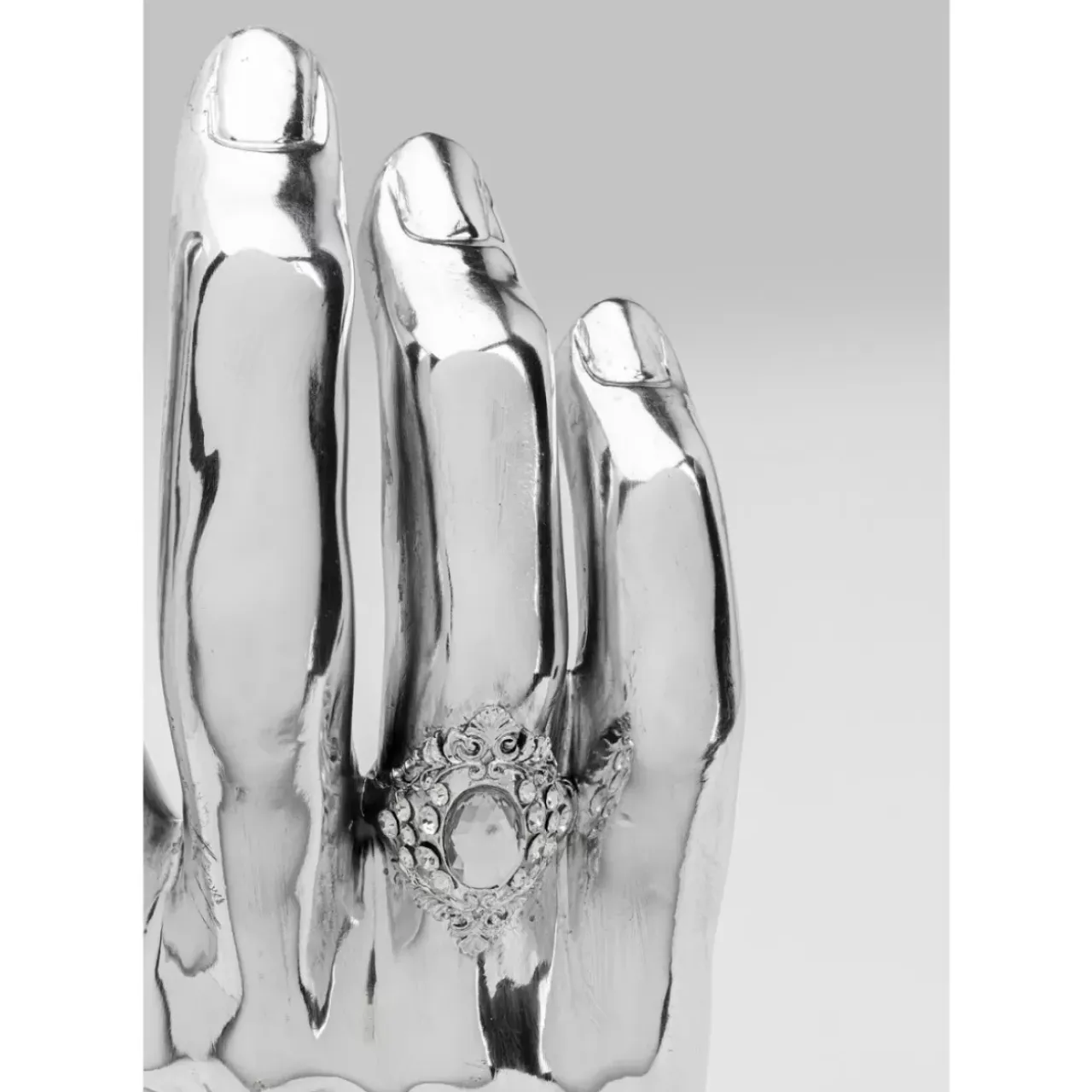 KARE Design Deko & Geschenkartikel-Deko Objekt Mano Diamond Ring Silber
