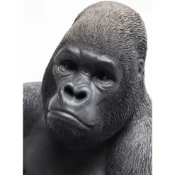KARE Design Deko & Geschenkartikel-Deko Objekt Monkey Gorilla Side Medium Schwarz