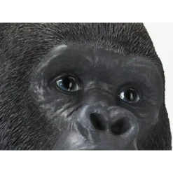 KARE Design Deko & Geschenkartikel-Deko Objekt Monkey Gorilla Side Medium Schwarz