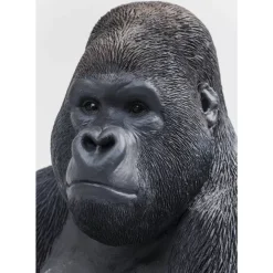 KARE Design Deko & Geschenkartikel-Deko Objekt Monkey Gorilla Side Xl Schwarz
