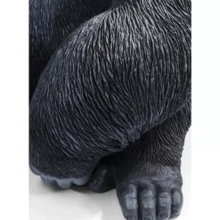 KARE Design Deko & Geschenkartikel-Deko Objekt Monkey Gorilla Side Xl Schwarz