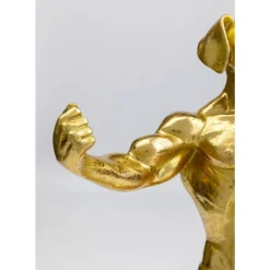 KARE Design Deko & Geschenkartikel-Deko Objekt Muscle Dog Gold