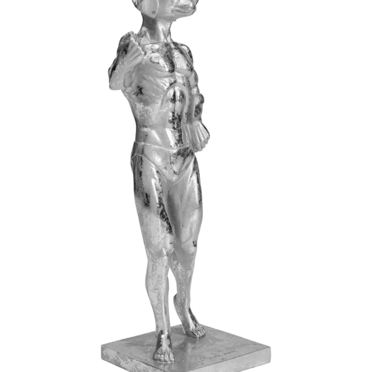 KARE Design Deko & Geschenkartikel-Deko Objekt Muscle Dog Silber