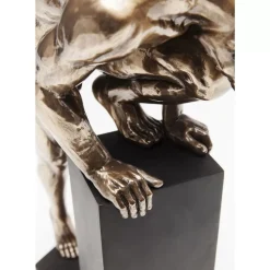KARE Design Deko & Geschenkartikel-Deko Objekt Nude Man Stand Bronze 35Cm