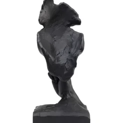 KARE Design Deko & Geschenkartikel-Deko Objekt Quiet Face Schwarz 31Cm