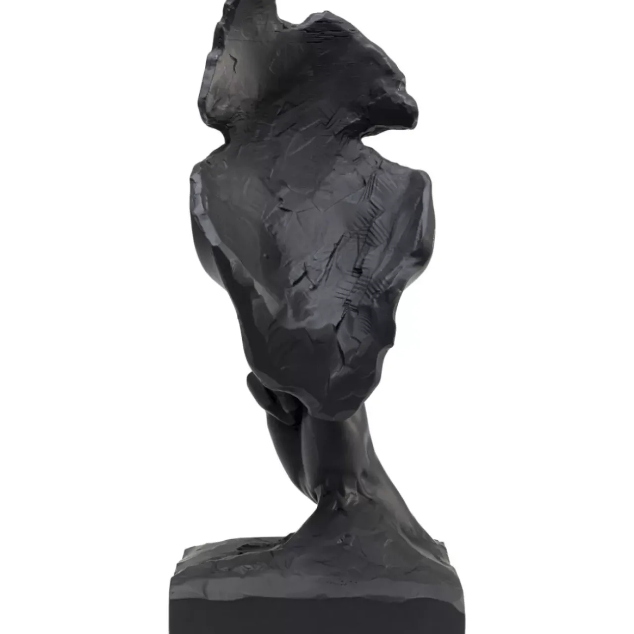 KARE Design Deko & Geschenkartikel-Deko Objekt Quiet Face Schwarz 31Cm