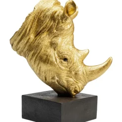 KARE Design Deko & Geschenkartikel-Deko Objekt Rhino Gold