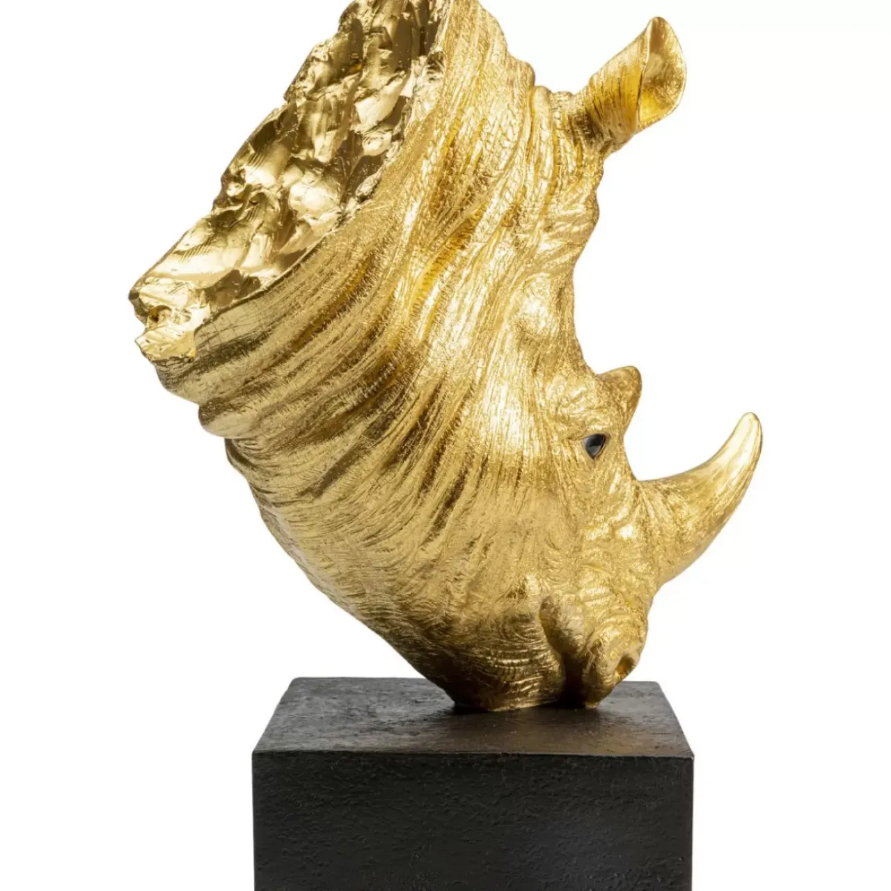 KARE Design Deko & Geschenkartikel-Deko Objekt Rhino Gold