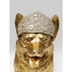 KARE Design Deko & Geschenkartikel-Deko Objekt Royal Standing Corgi