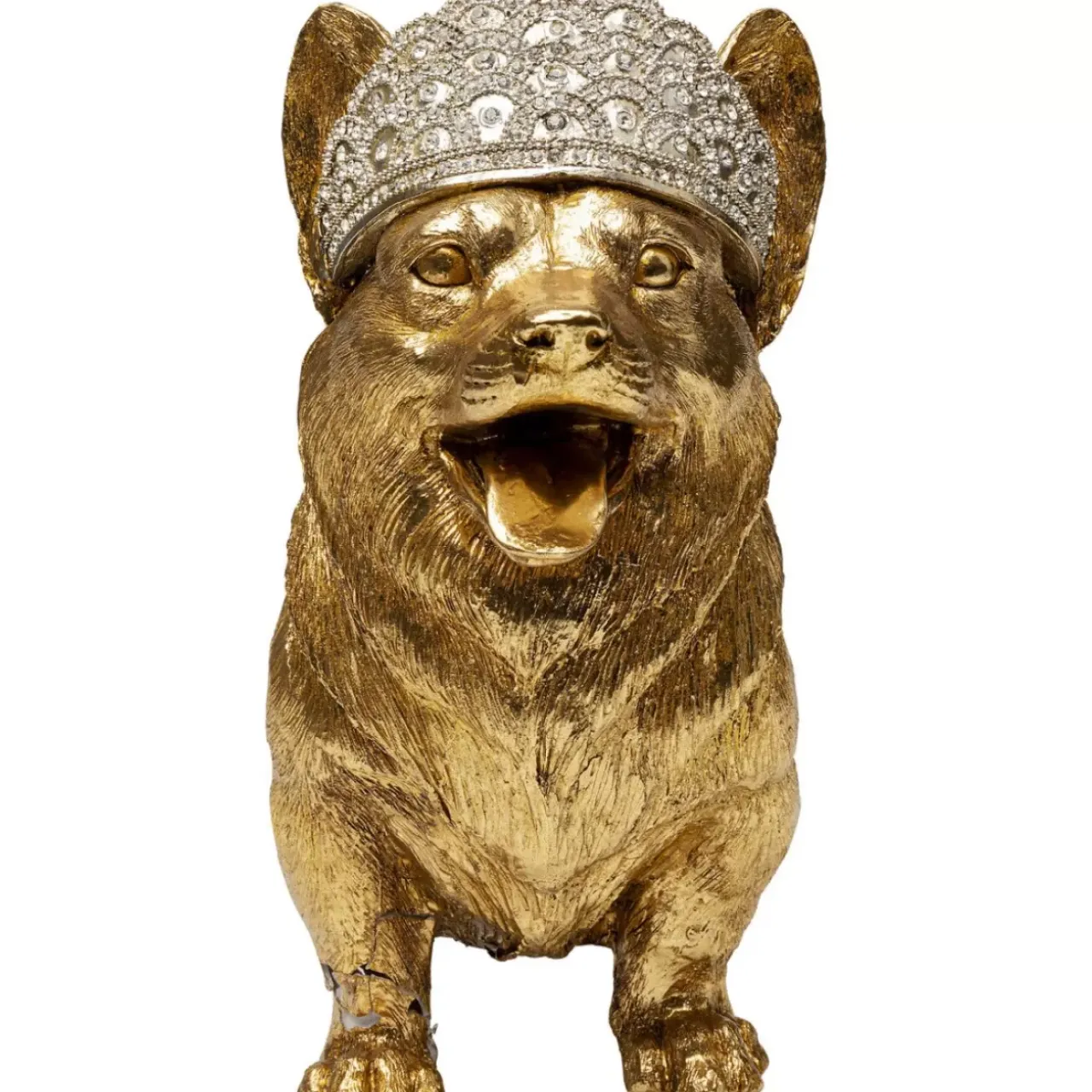 KARE Design Deko & Geschenkartikel-Deko Objekt Royal Standing Corgi