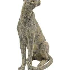 KARE Design Deko & Geschenkartikel-Deko Objekt Sitting Leopard Pearls 42