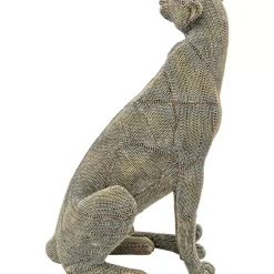 KARE Design Deko & Geschenkartikel-Deko Objekt Sitting Leopard Pearls 42