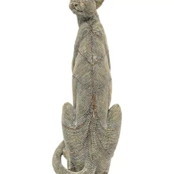 KARE Design Deko & Geschenkartikel-Deko Objekt Sitting Leopard Pearls 42